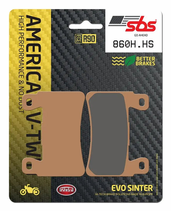 SBS H.HS Sinter Front Brake Pads - 860H.HS