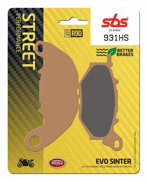 SBS HS Sinter Front Brake Pads - FA663