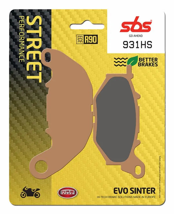 SBS HS Sinter Front Brake Pads - FA663