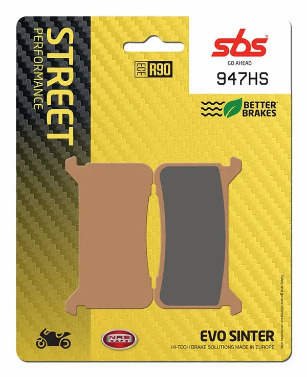 SBS HS Sinter Front Brake Pads - FA700