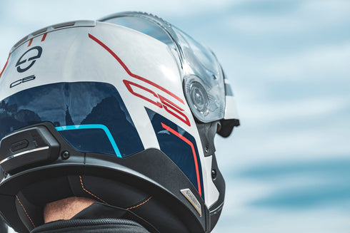 Schuberth C5 Globe Helmet - Grey — Motorcycle Helmets (image 8 of 13)
