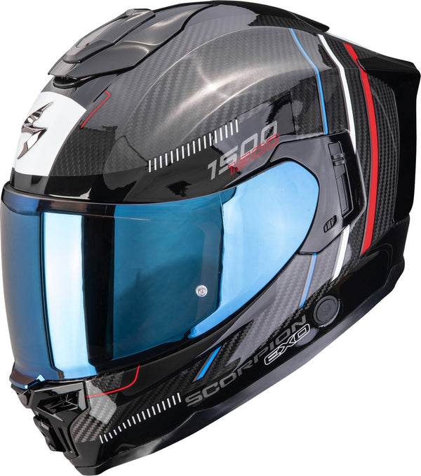 Scorpion EXO-1500 Carbon Air Zity Helmet - Black/Red/Blue