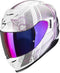 Scorpion EXO-520 Evo Air Fasta Helmet - White/Purple