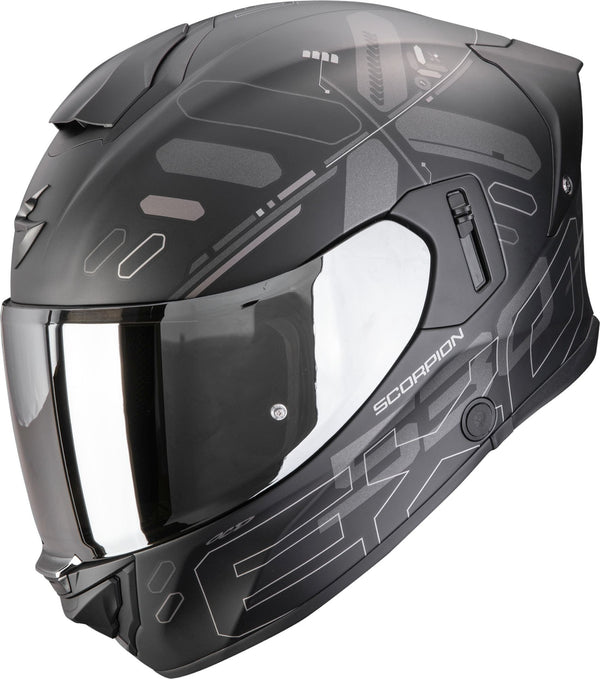 Scorpion EXO-530 Air Fond Helmet - Black/Silver Matt