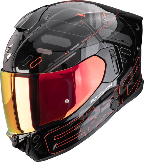 Scorpion EXO-530 Air Fond Helmet - Metal Black/Red