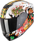 Scorpion Youth EXO-JNR Air Yucatan Helmet - White/Orange/Black — Motorcycle Helmets (image 1 of 11)