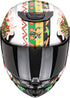 Scorpion Youth EXO-JNR Air Yucatan Helmet - White/Orange/Black — Motorcycle Helmets (image 8 of 11)