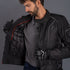LS2 Mens Sepang Jacket - Black/Dark Grey