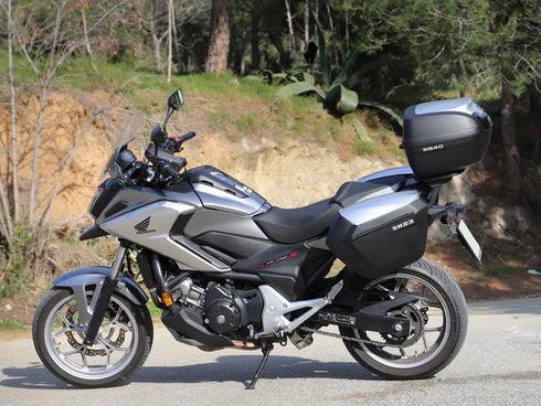 Shad SH23 Side Cases - Aluminum Look