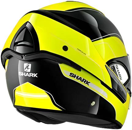 Shark Evoline Series Arona Helmet Hi-Viz Yellow/Black KYK