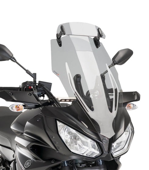 Puig Multi-Adjustable Visor Clip-On - Light Smoke (325x102mm)