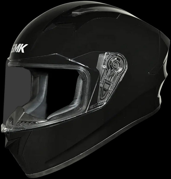 SMK Stellar Solid Helmet - Black Gloss GL 200