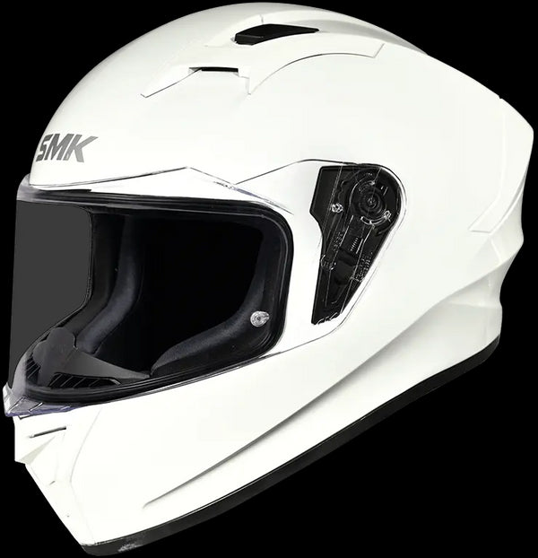 SMK Stellar Solid Helmet - GL100 White
