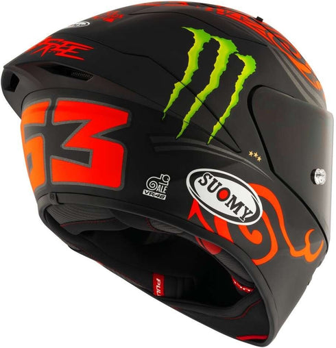 Suomy S1-XR GP Replica Helmet - Bagnaia Monster (2024) Matt