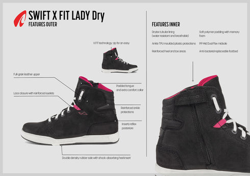 Forma Ladies Swift X Fit Dry Shoes - Black