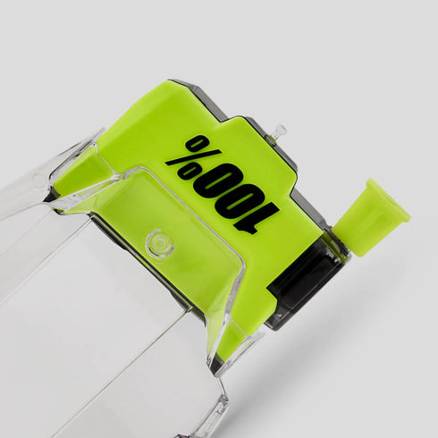 100% Armega Fluo Yellow Roll Off System - Clear Lens