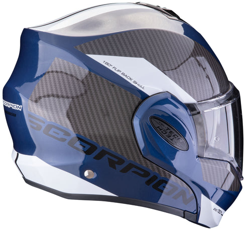 Scorpion EXO-Tech Evo Team Helmet - Blue/Black/White
