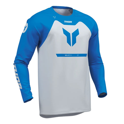 Thor 2026 Ridemode Jersey - Menace Blue — Motorcycle Gear (image 4 of 6)