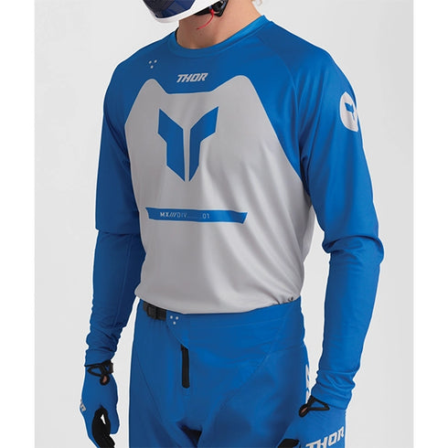 Thor 2026 Ridemode Jersey - Menace Blue — Motorcycle Gear (image 6 of 6)