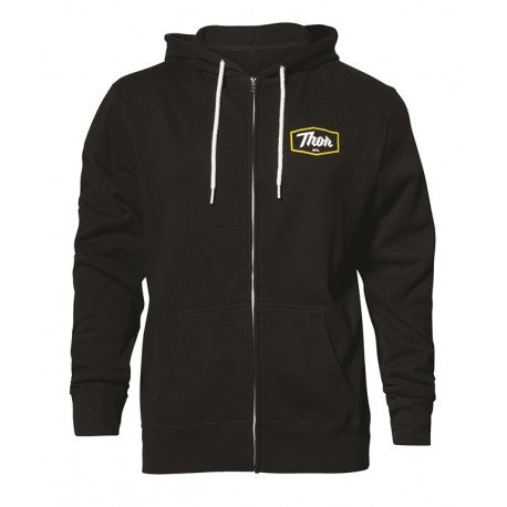 Thor Youth S8Y Fleece Script Zip-Up Hoodie - Black