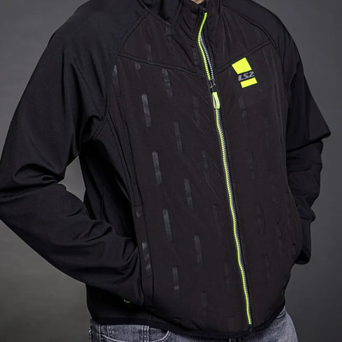 LS2 Mens Titanium Jacket - Black/Hi-Viz Yellow