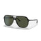 Ray-Ban Bill Sunglasses - Polished Black (Green Lens)