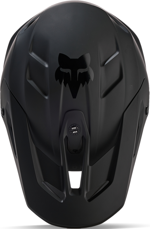 Fox Racing V3 Solid Helmet - Black Matt