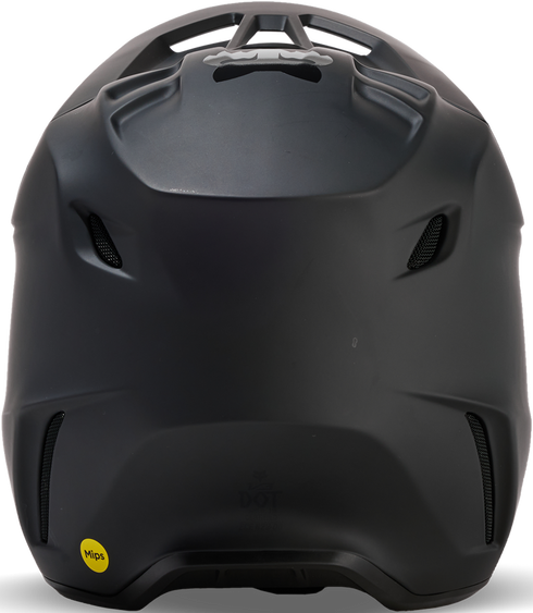 Fox Racing V3 Solid Helmet - Black Matt