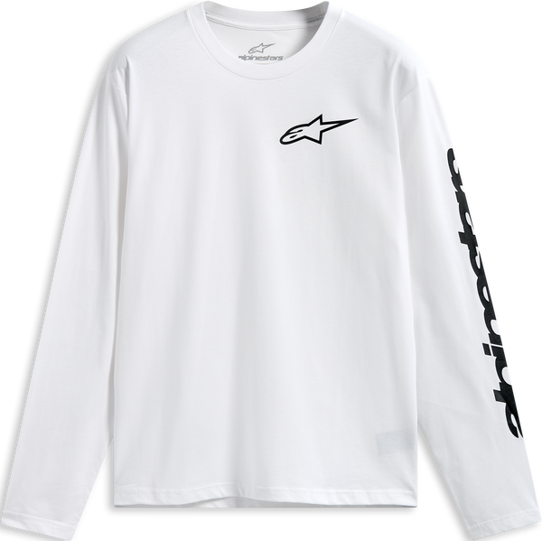Alpinestars Trackside CSF Long-Sleeve T-shirt - White/Black — Lifestyle (image 1 of 10)