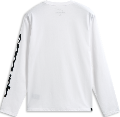 Alpinestars Trackside CSF Long-Sleeve T-shirt - White/Black — Lifestyle (image 2 of 10)
