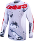 Alpinestars 2027 Racer Air Lone Jersey - Grey Camo/White/Fire Red