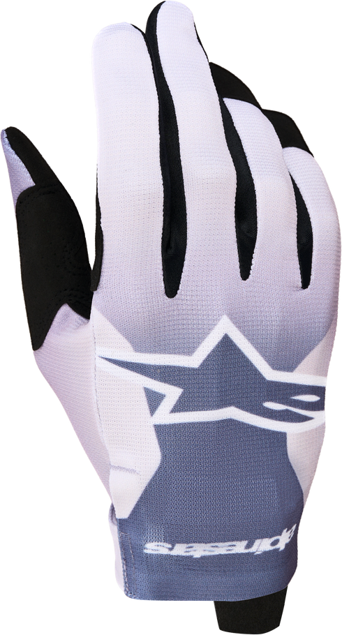 Alpinestars 2027 Radar Gloves - Ash Grey/Light Lilac/White/Black