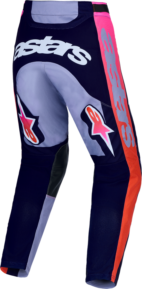 Alpinestars 2027 Racer Air Hunt Pants - Light Violet/Deep Purple/Pink Fluo