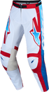 Alpinestars 2027 Racer Hunt Pants - White/Fire Red/Ucla Blue