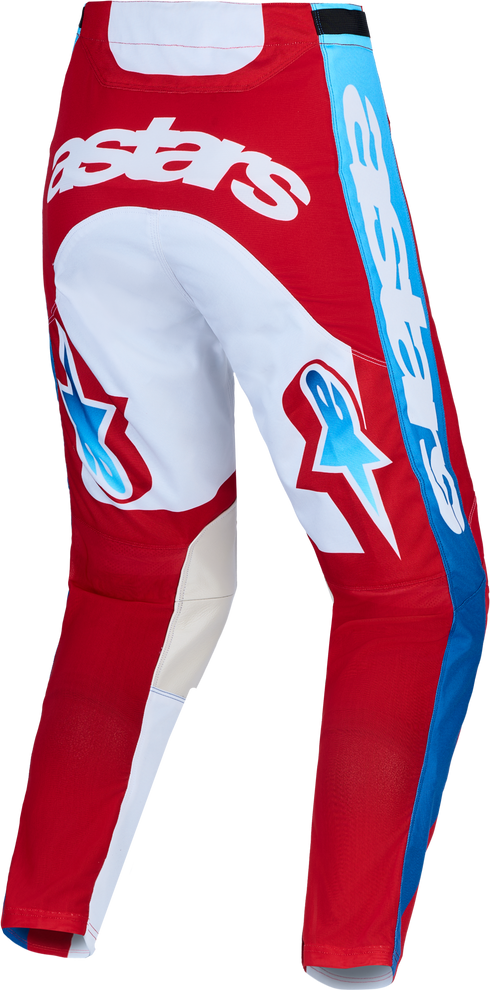 Alpinestars 2027 Racer Hunt Pants - White/Fire Red/Ucla Blue