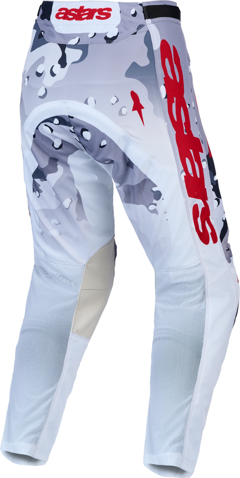 Alpinestars 2027 Racer Air Lone Pants - Grey Camo/White/Fire Red