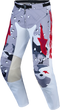 Alpinestars 2027 Racer Air Lone Pants - Grey Camo/White/Fire Red