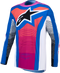Alpinestars 2027 Techstar Maven Jersey - White/Hot Coral/Blithe Blue