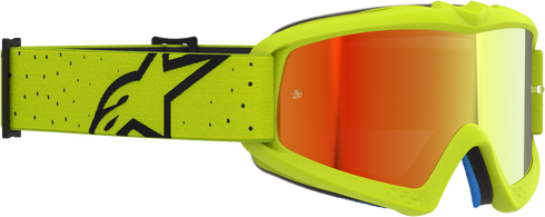 Alpinestars Youth Vision Vesta Goggles - Yellow/Black (Mirror Red Lens) — Motorcycle Gear (image 3 of 4)