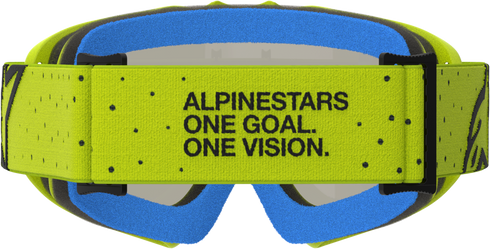 Alpinestars Youth Vision Vesta Goggles - Yellow/Black (Mirror Red Lens) — Motorcycle Gear (image 4 of 4)