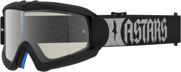 Alpinestars Youth Vision Atrox Goggles - Black/Silver (Mirror Silver Lens) — Motorcycle Gear (image 1 of 4)