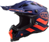 LS2 MX700 Subverter Evo Cargo Helmet - Blue/Orange Fluo Matt