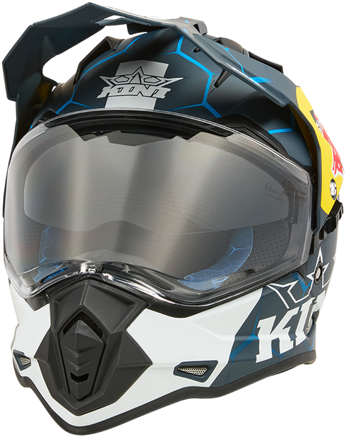 O'Neal 2027 Kini Red Bull ADV 1.0 Helmet - Blue/White