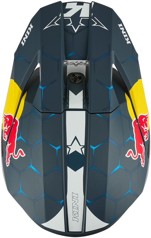 O'Neal 2027 Youth Kini Red Bull MX3 1.0 Helmet - Blue/White