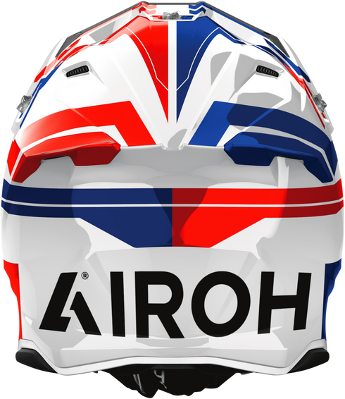 Airoh Twist 3 Dynasty Helmet - Red/Blue Gloss — Motorcycle Helmets (image 2 of 3)