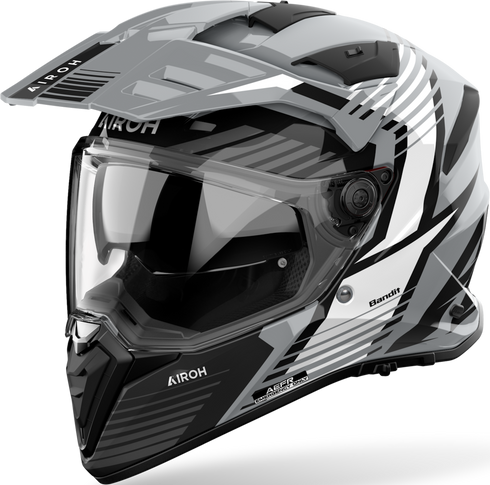 Airoh 2027 Bandit Spicy Helmet - Grey Gloss