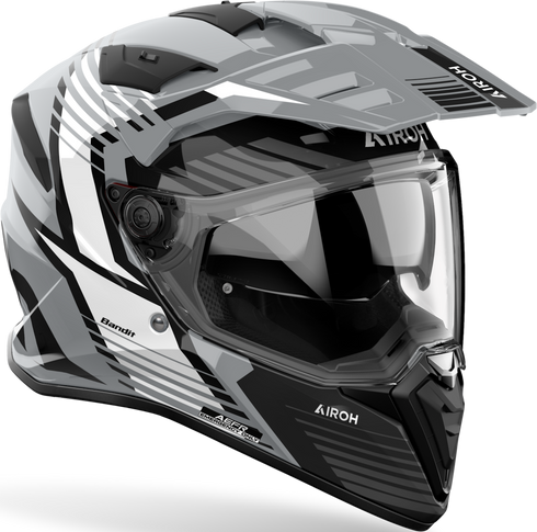 Airoh 2027 Bandit Spicy Helmet - Grey Gloss