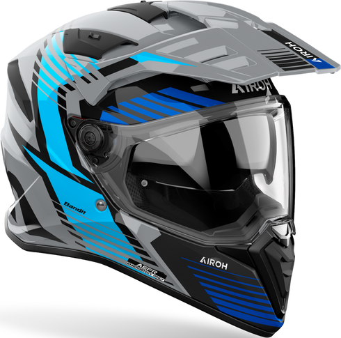 Airoh 2027 Bandit Spicy Helmet - Blue Gloss