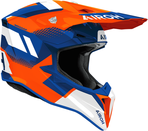 Airoh 2027 Wraaap Vision Helmet - Orange/Blue Gloss