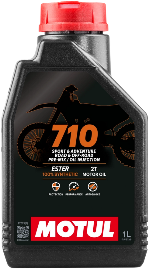 Motul 710 2T Synthetic Motor Oil - 1L